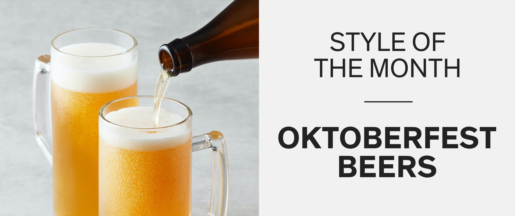 Style of the Month Oktoberfest Beers