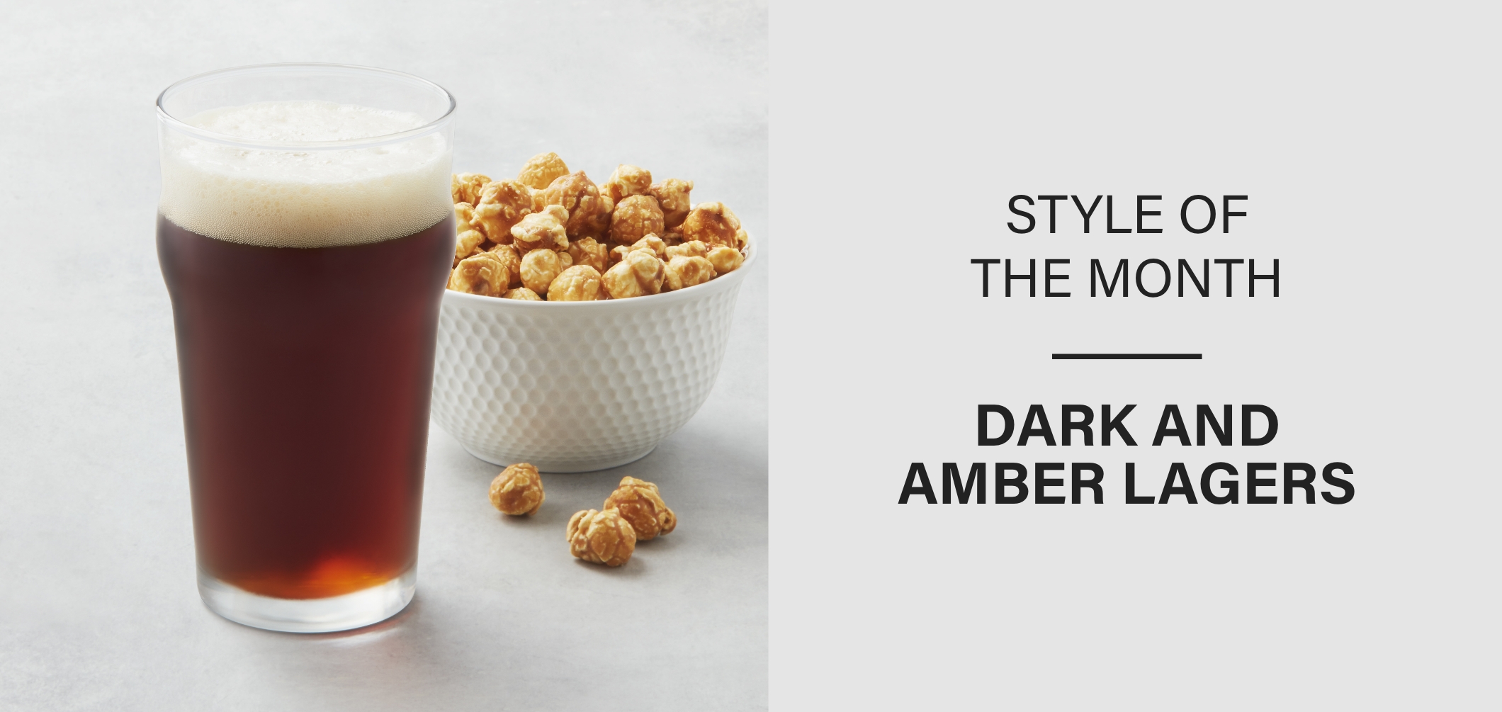 Style of the Month Dark and Amber Lagers