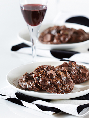 Biscuits au café express et aux morceaux de chocolat