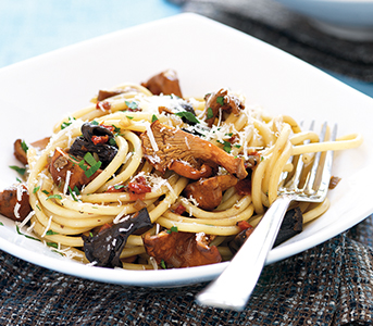 Pasta with Wild Mushroom Sauce