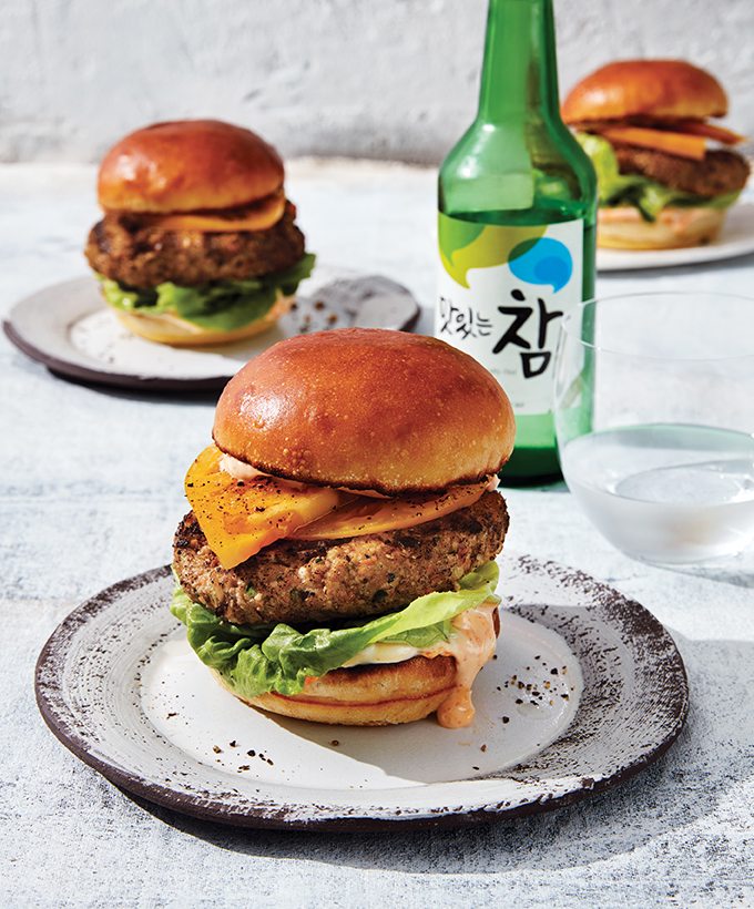 Spicy Tofu Nut Burgers