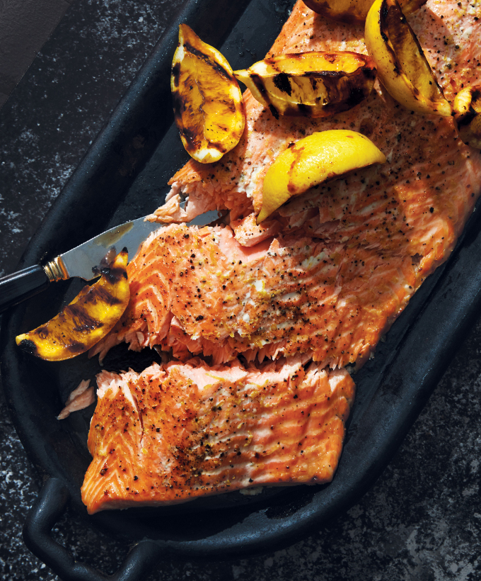 Notre saumon grillé à l'érable et au citron plaît à tout coup!