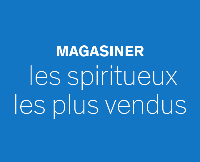 Magasiner les spiritueux les plus vendus 