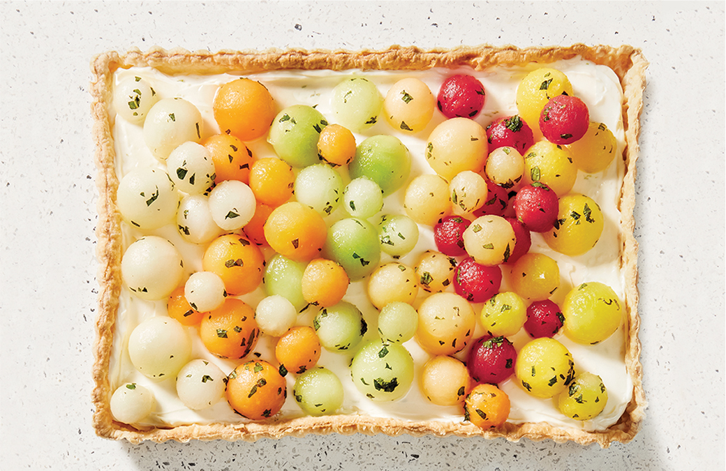 Melon & Mascarpone Tart