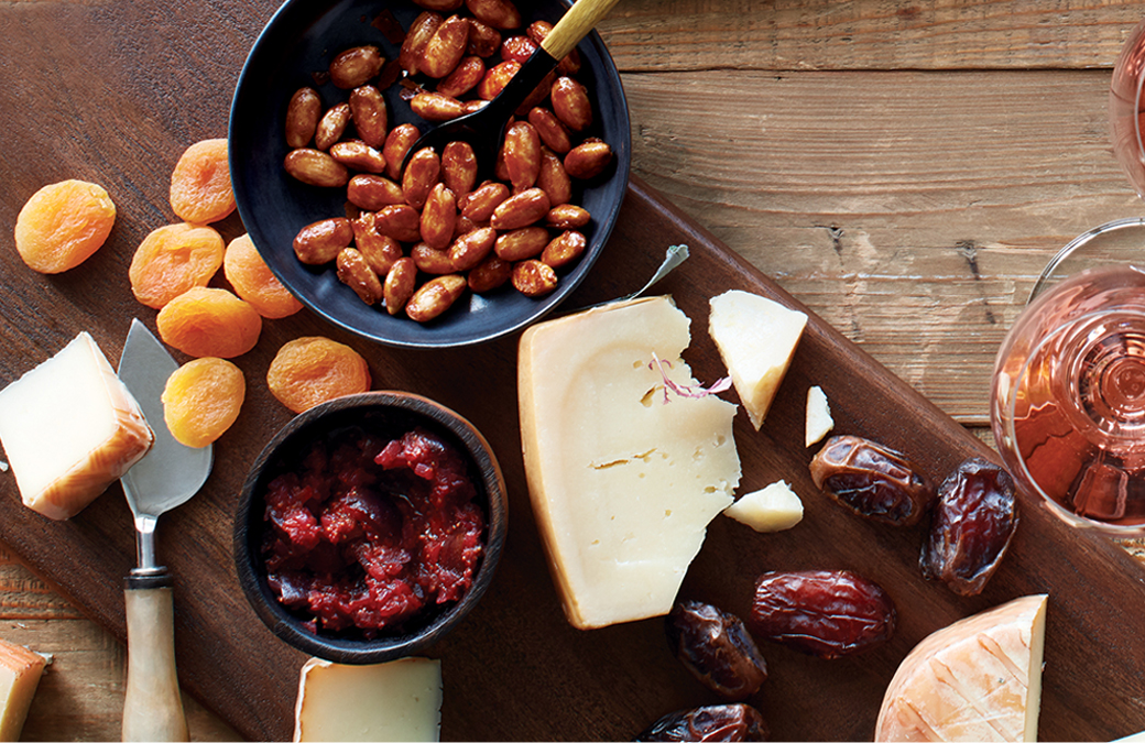 Plateau de fromages de lait de brebis