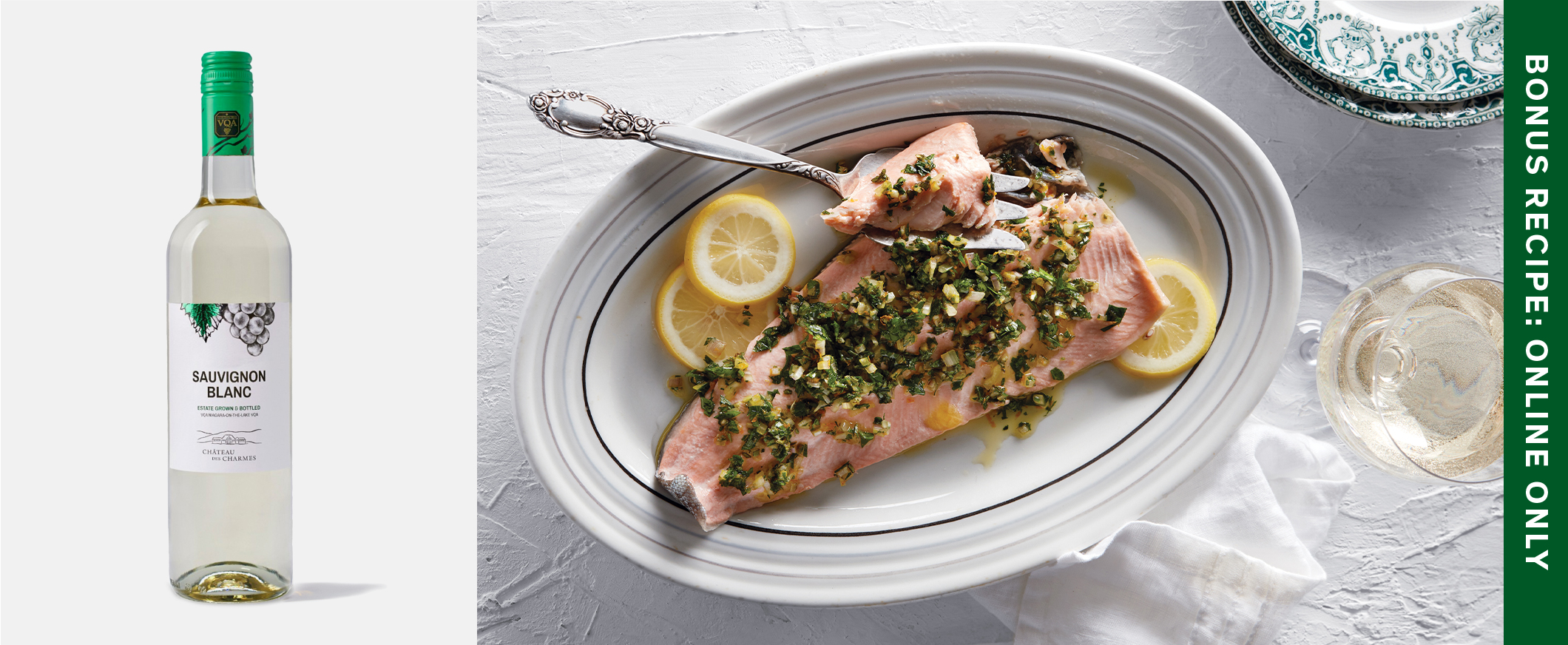 White Wine Cold-Poached Trout with Sage Gremolata