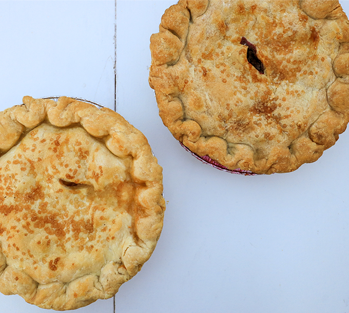 Tarte aux pêches du Niagara