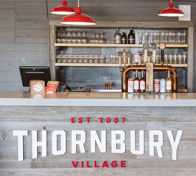 1. Bières et cidres artisanaux Thornbury Village