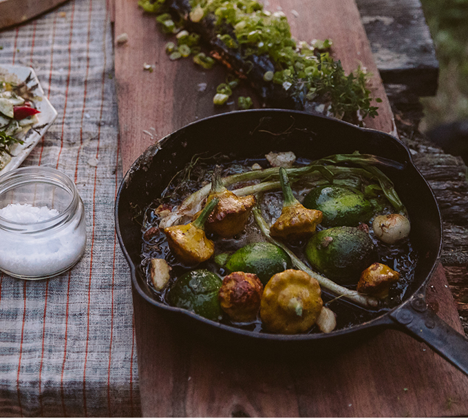 Sauté de courge d’été