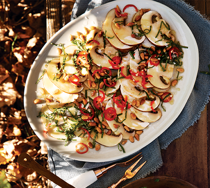 Carpaccio de champignons