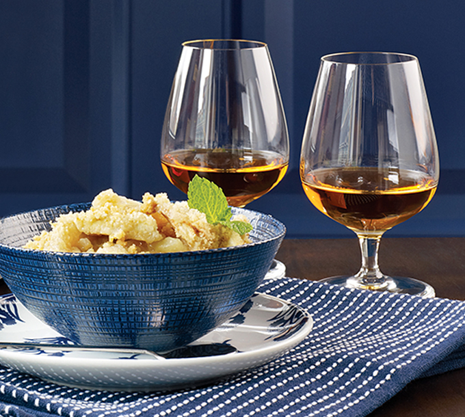 Croustade aux pommes et au sirop d’érable