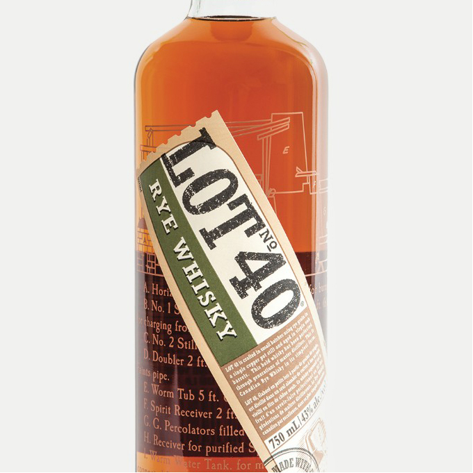 Lot No. 40 Single Copper Pot Still Canadian Whisky