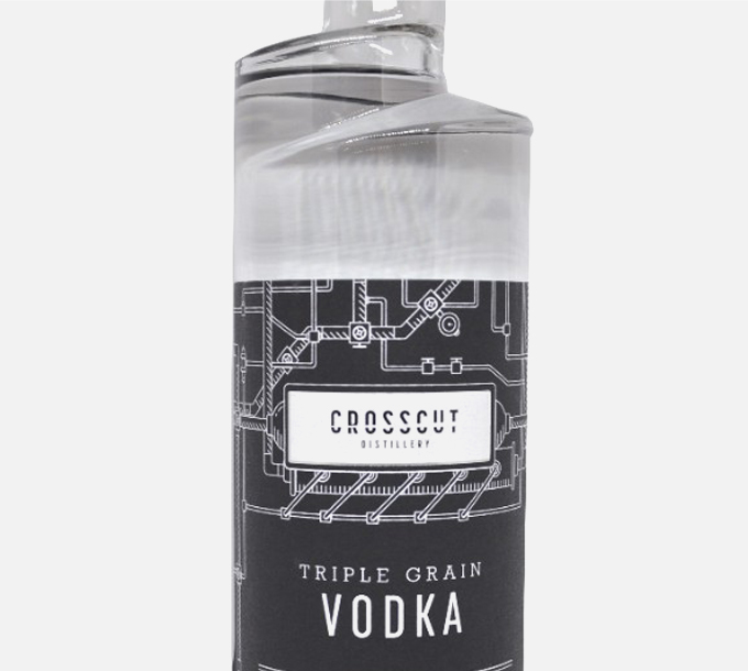 Crosscut Distillery Triple Grain Vodka