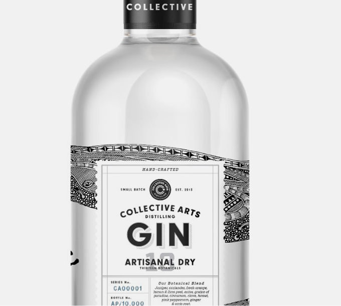 Gin artisanal Collective Arts 