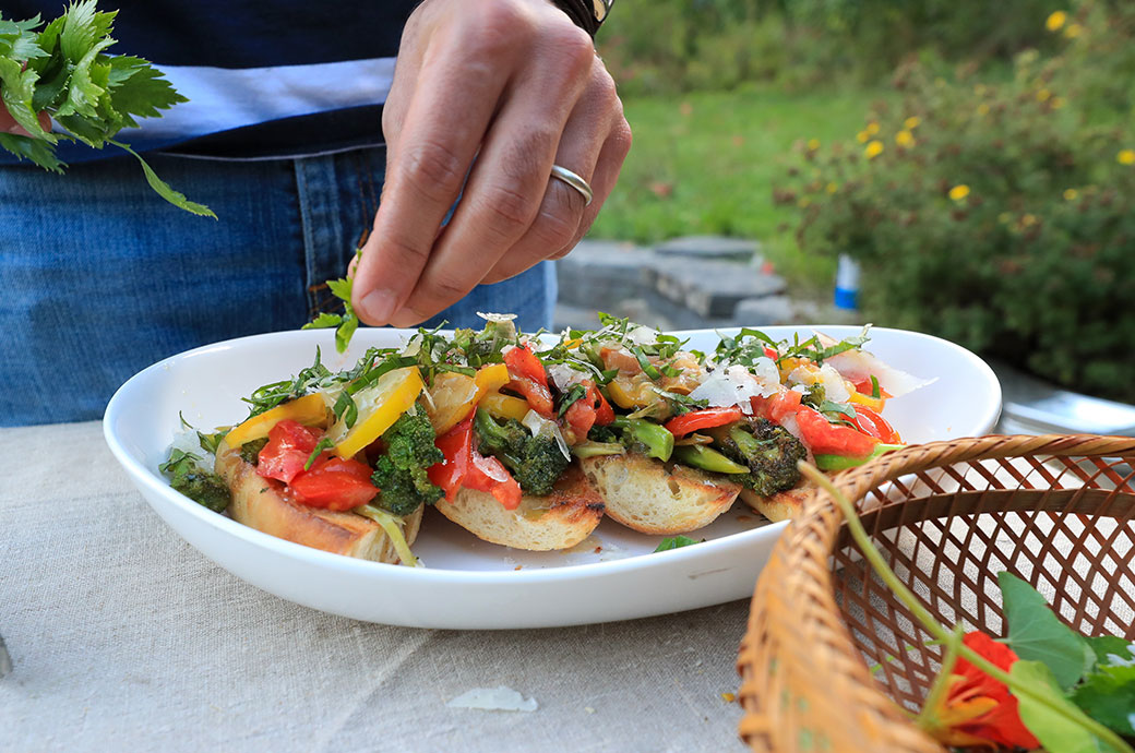 Crostinis grillés déclinés de 3 façons 