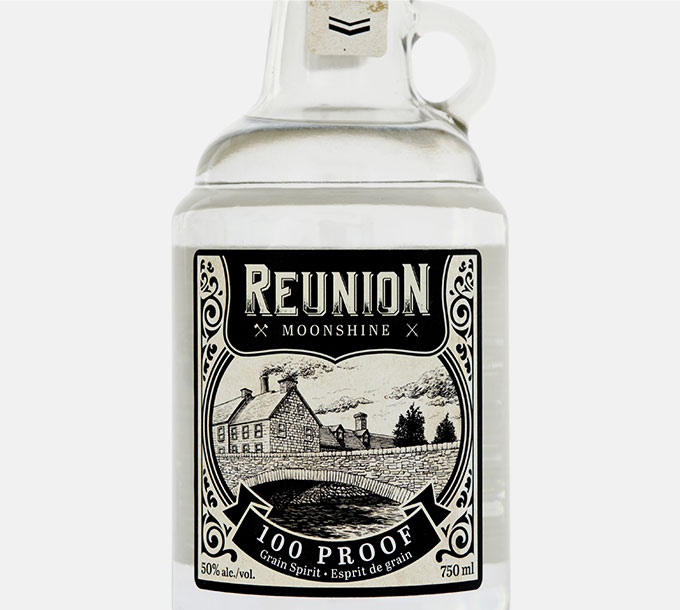 Reunion 100 Proof Moonshine