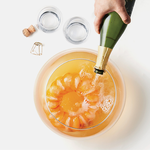 Prosecco Punch with Persimmons