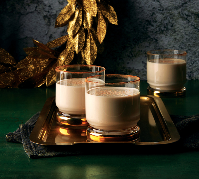 Maple-Bourbon Vegan “Eggnog”