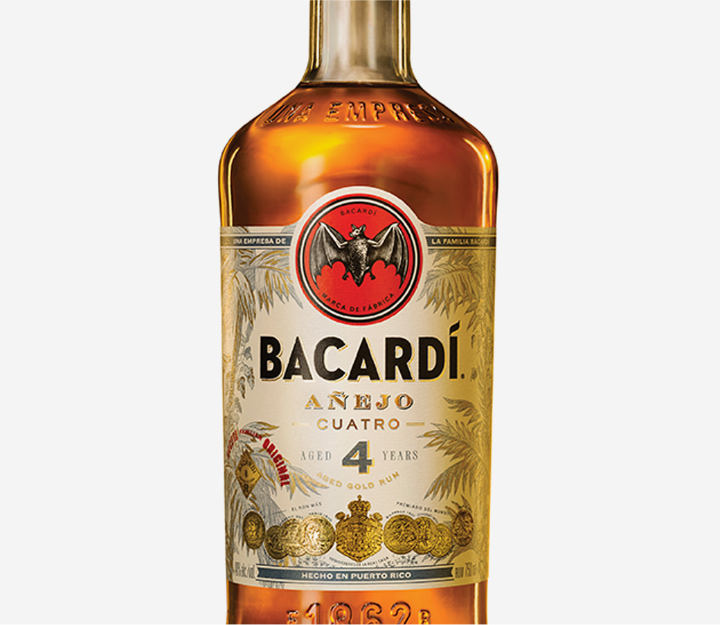 Rhum Bacardi 4 ans d'âge