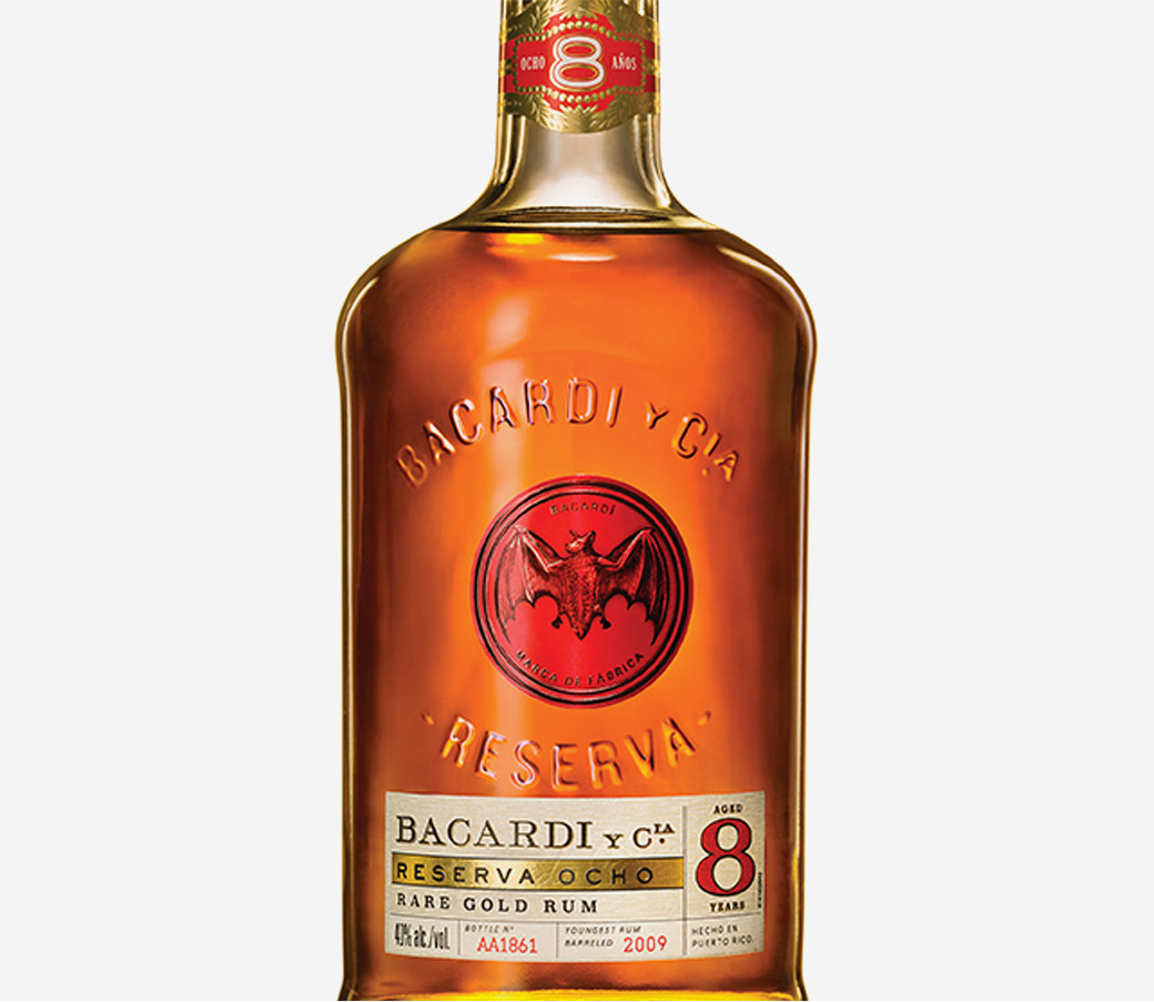 Rhum ambré Bacardi Reserva 8 ans d'âge