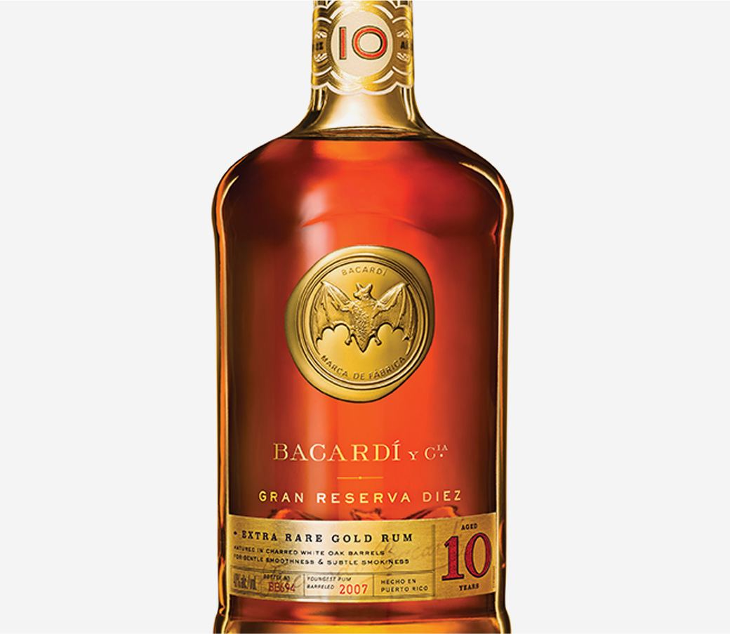 Rhum Bacardi Gran Reserva 10 ans d'âge