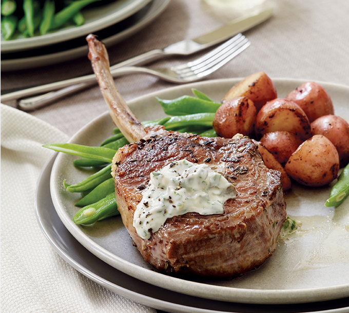 Pan-Roasted Veal Chops