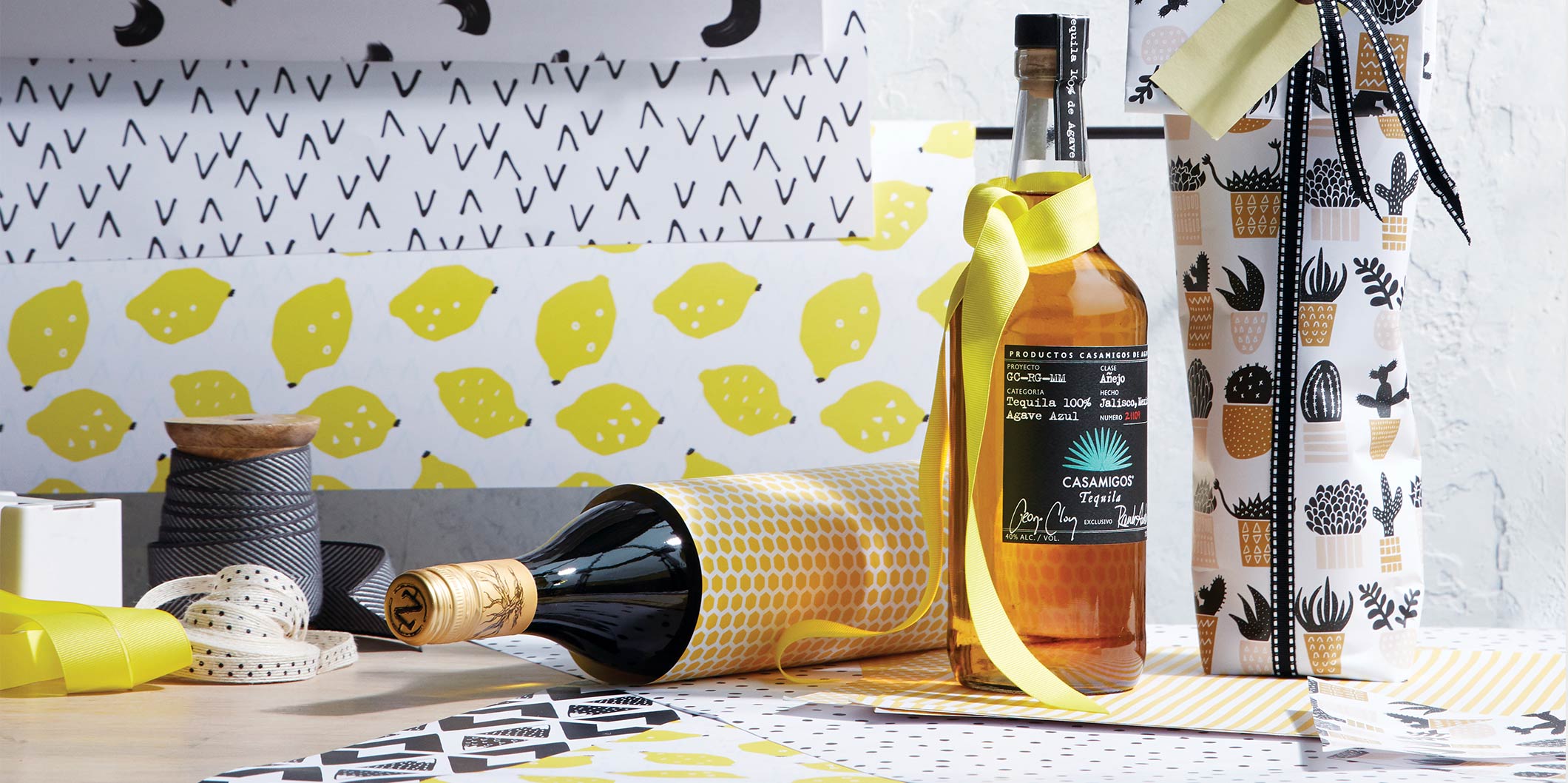 Image from gifts with paper and ways to wrap bottles