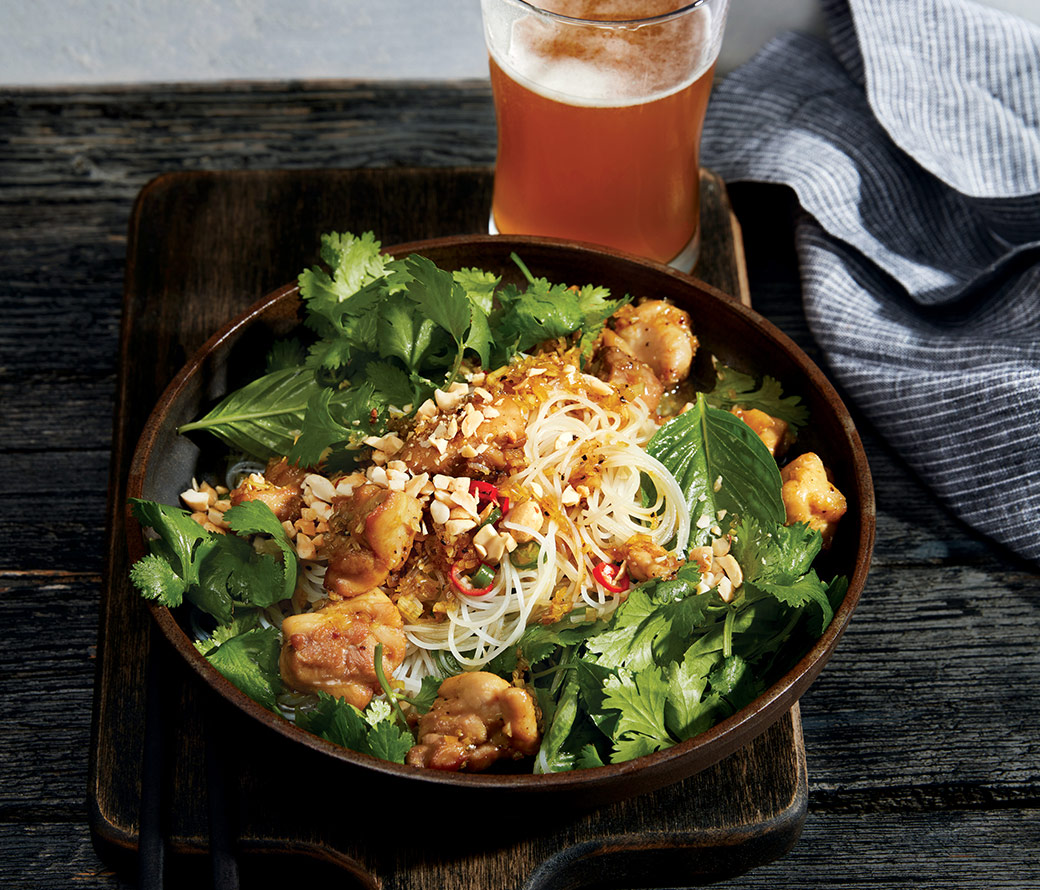 Lemon-grass Chicken Noodle Bowl