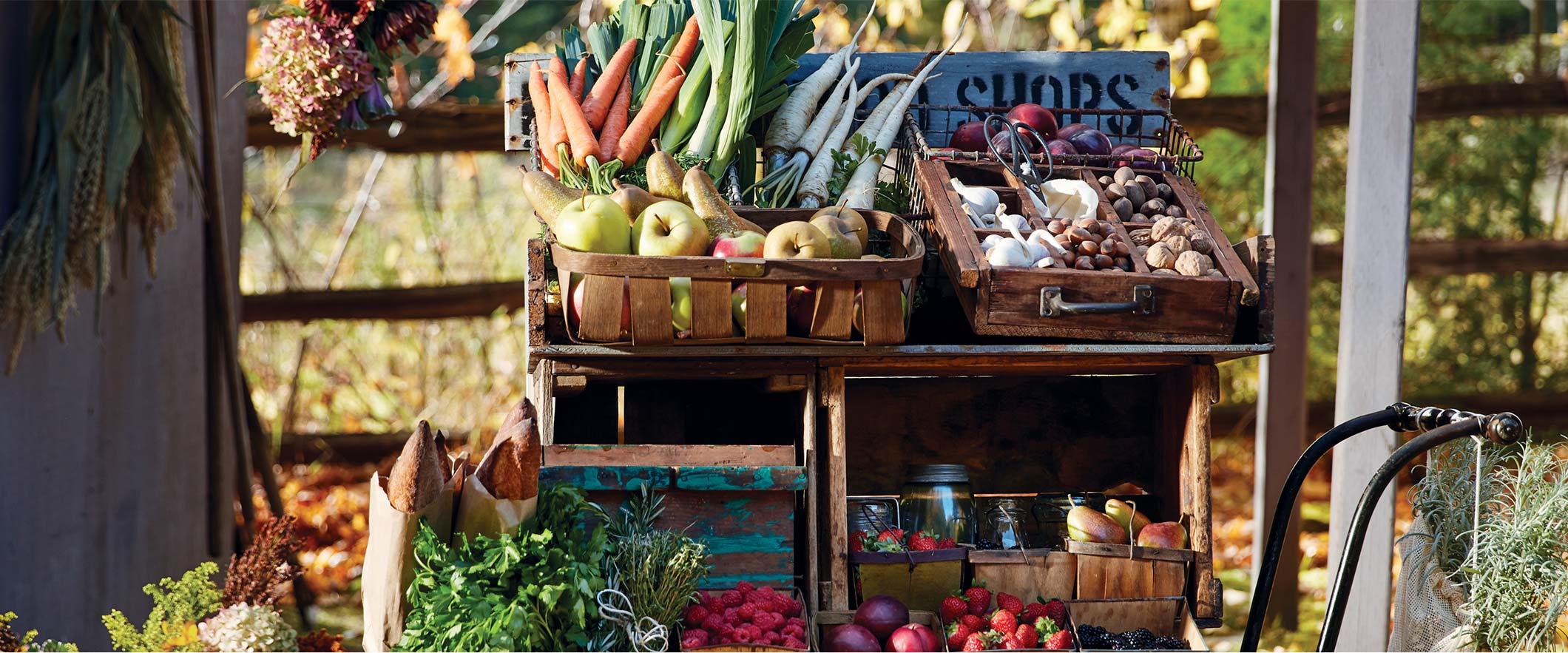 market stand image