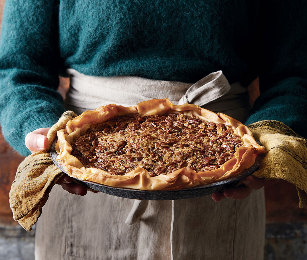 Chocolate Coffee Pecan Pie