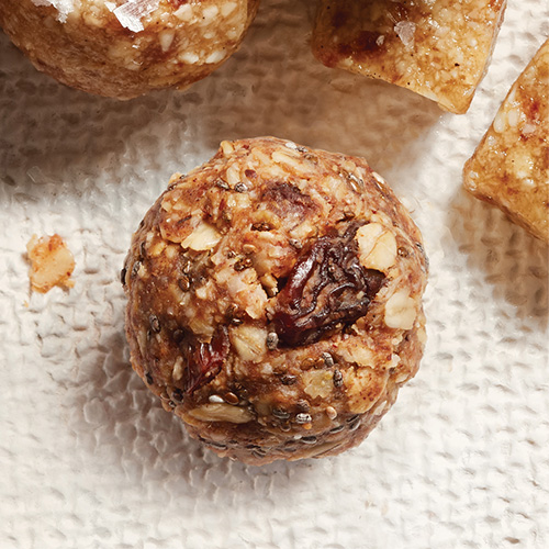 Boules à l’avoine et aux raisins secs