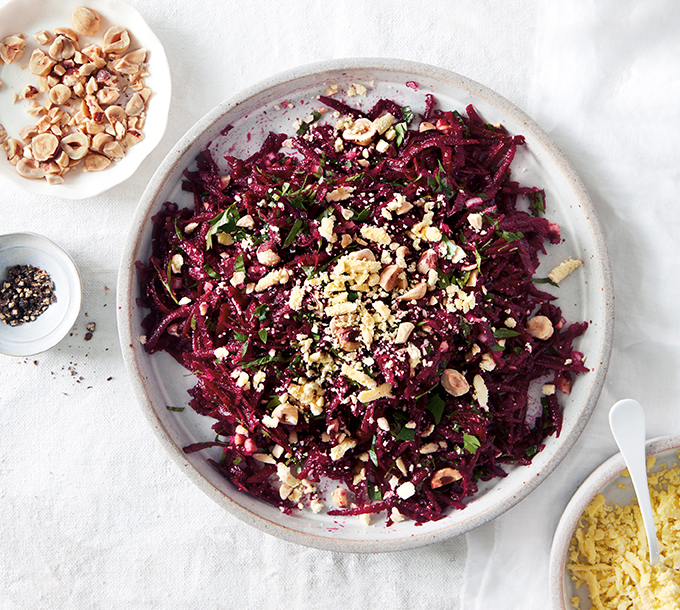 Salade de betteraves crues