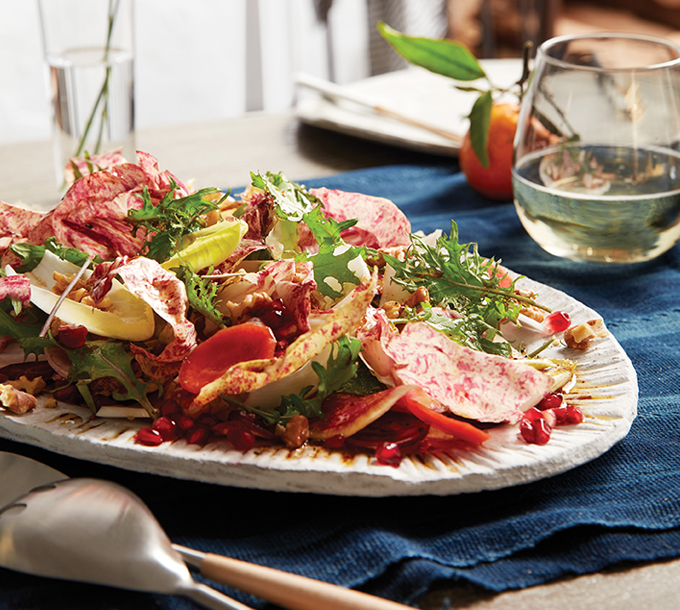 Winter Salad of Pomegranate & Walnuts