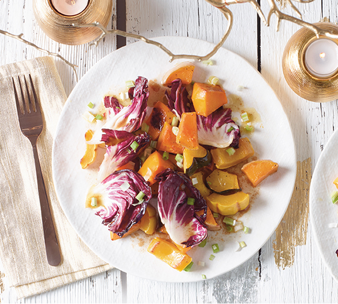 Salade de courge épicée