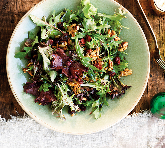 Tossed Salad with Harvest Nuts & Cranberries