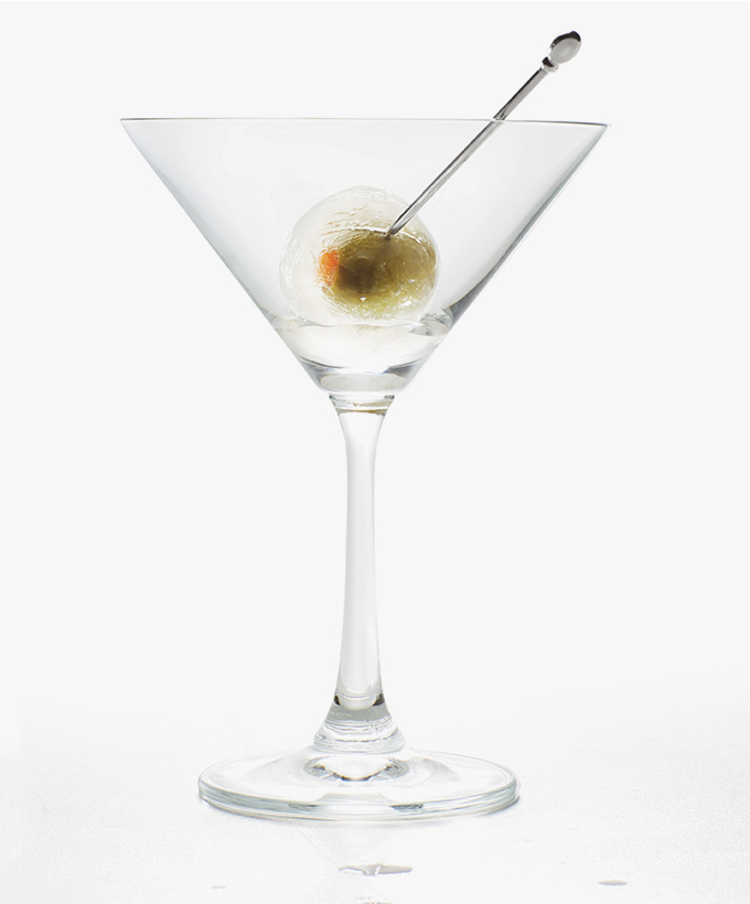 FAIRE DES GLAÇONS POUR MARTINI