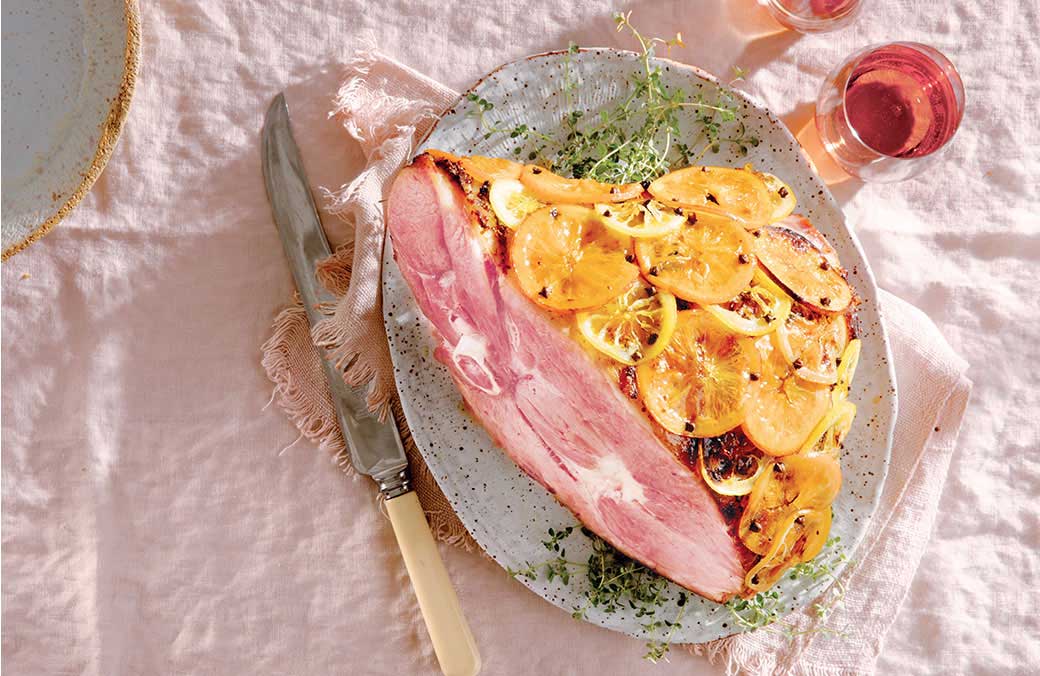 Whole-Citrus Candied Ham