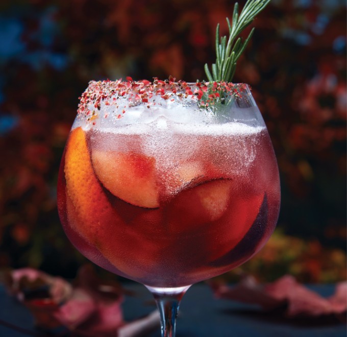 Get this fruity, wine cocktail recipe