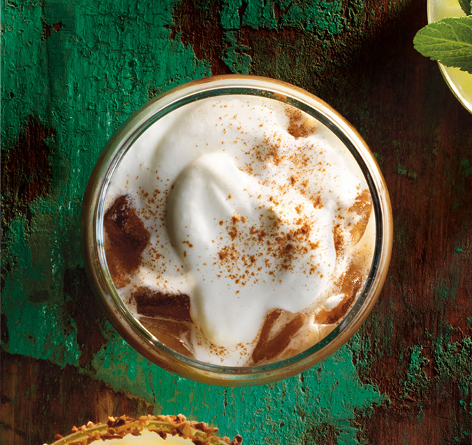 Get this latte-style cocktail