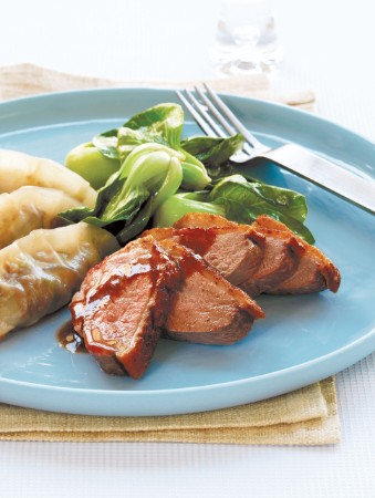 RECIPE - Five-Spice Duck Breasts with Duck Confit Dumplings