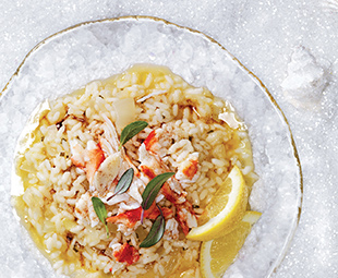 Browned Butter Crab Risotto