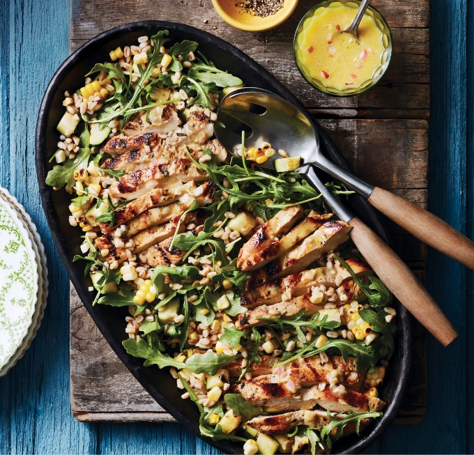 Grilled Chicken & Farro Salad