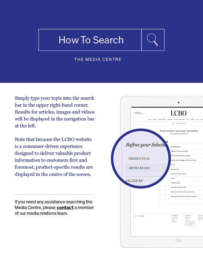 How to Search the Media Centre