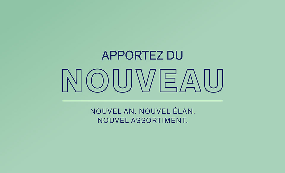 Apportez du nouveau