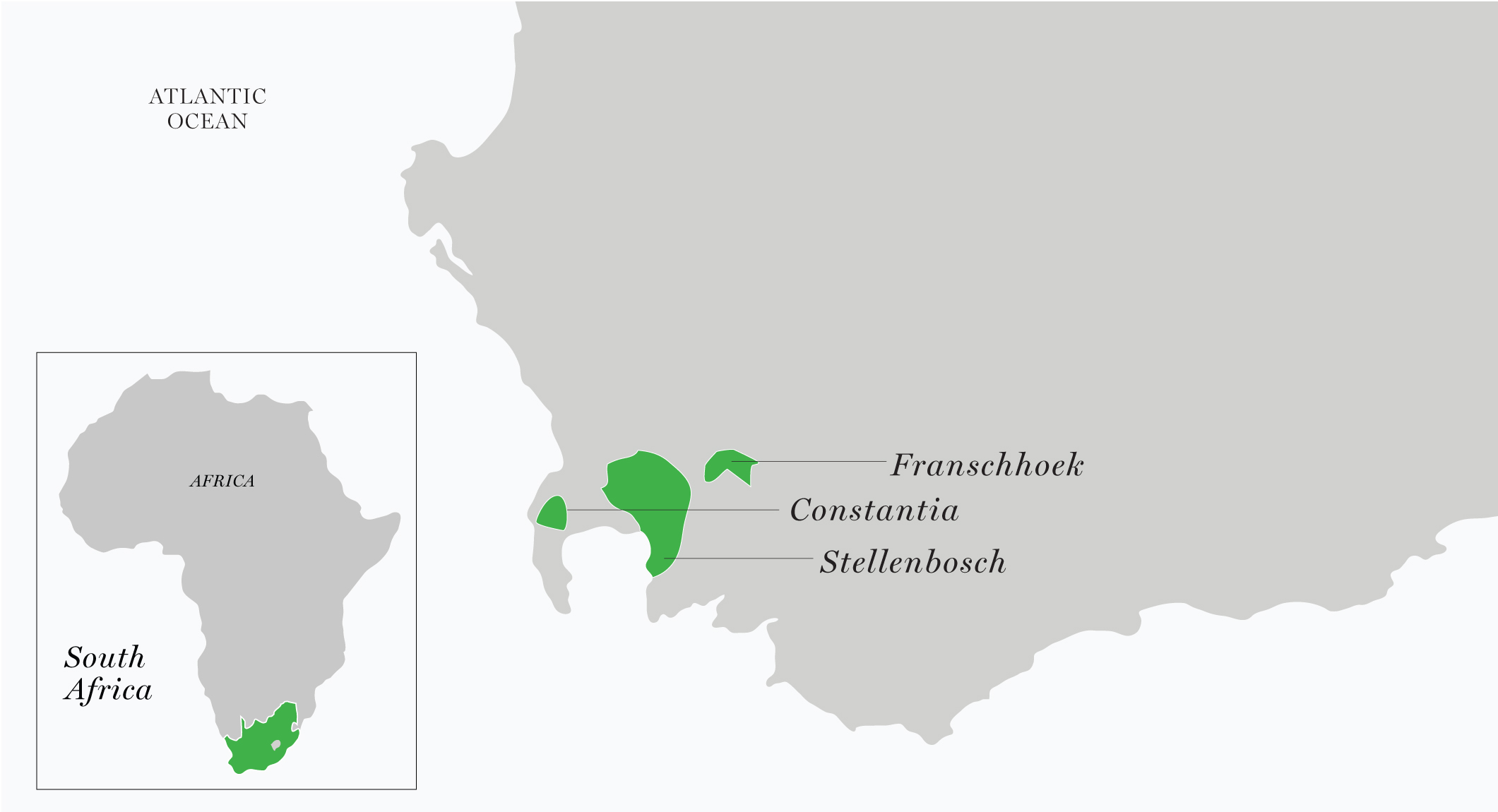 South Africa Wine Regions