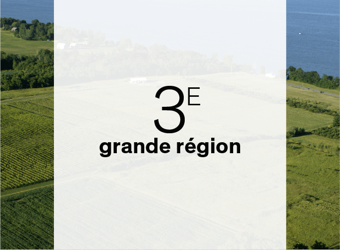 Troisième plus grande région