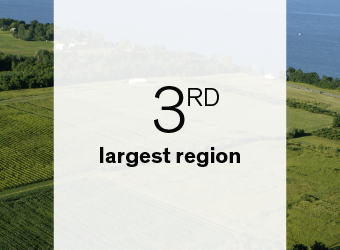 3rd-largest region