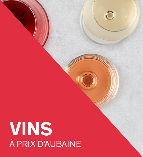 Vins à prix d'aubaine