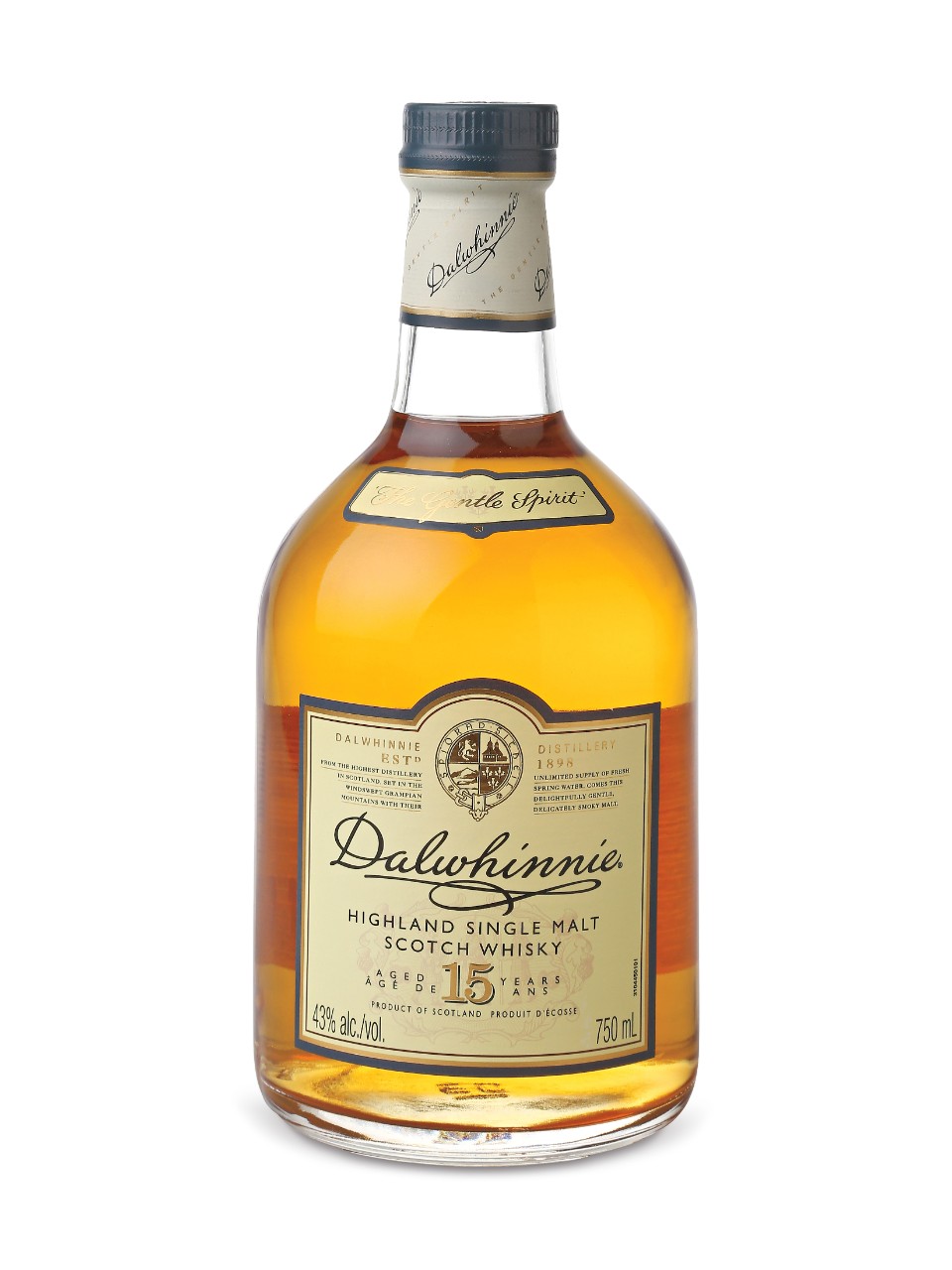 Dalwhinnie 15 Year Old Single Highland Malt Scotch Whisky Lcbo