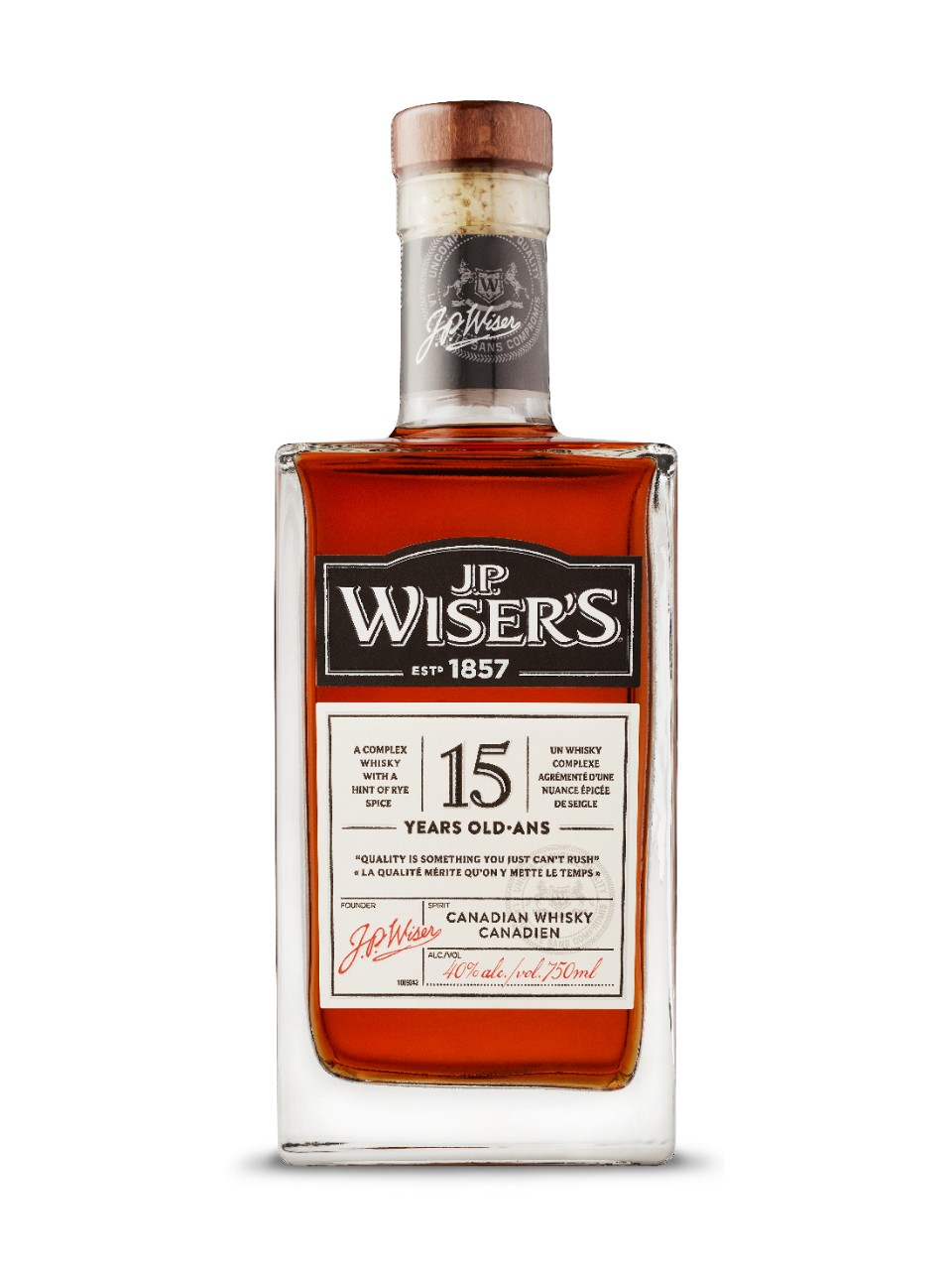 J.P. Wiser's 15 Year Old Canadian Whisky from LCBO